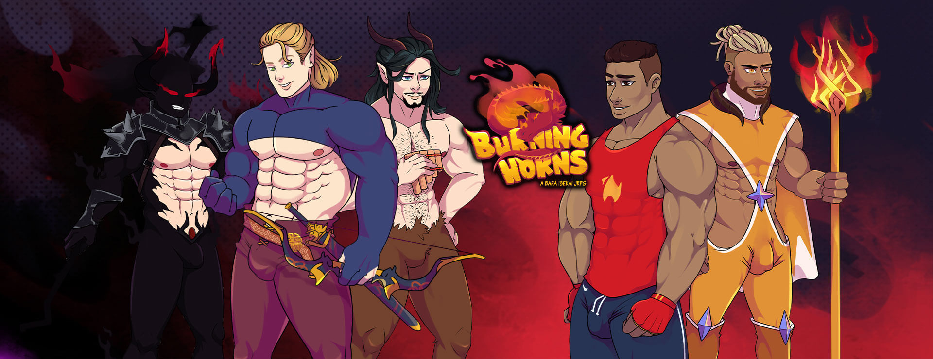 Burning Horns: A Bara Isekai JRPG