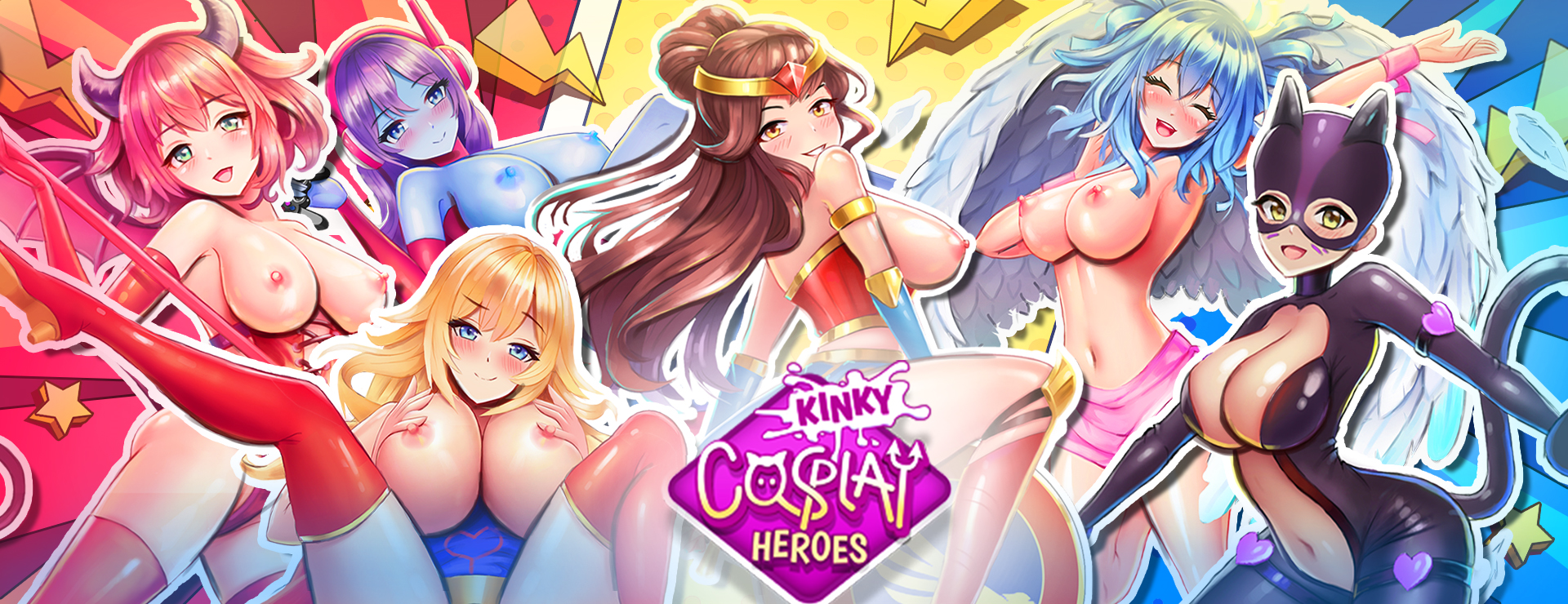 Kinky Cosplay Heroes