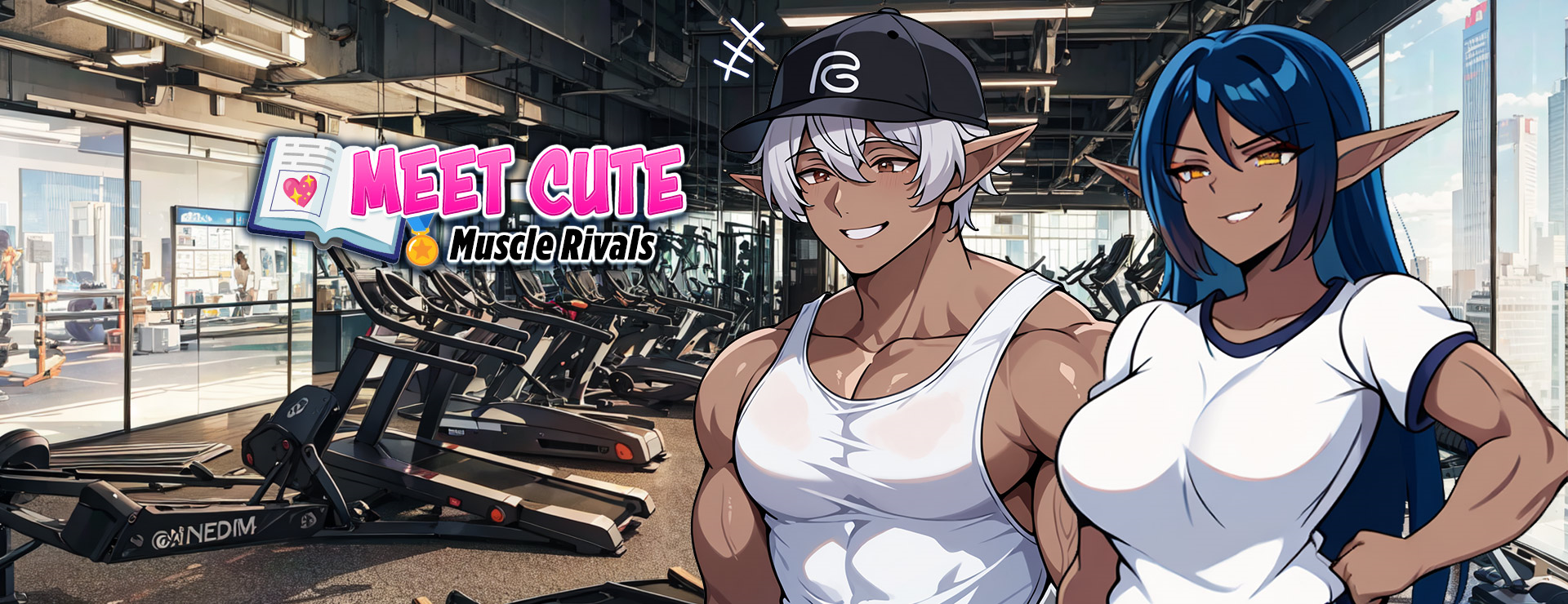 Meet Cute: Muscle Rivals (SFW)